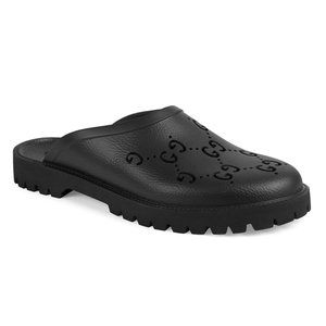 Gucci Elea Rubber Logo Mules